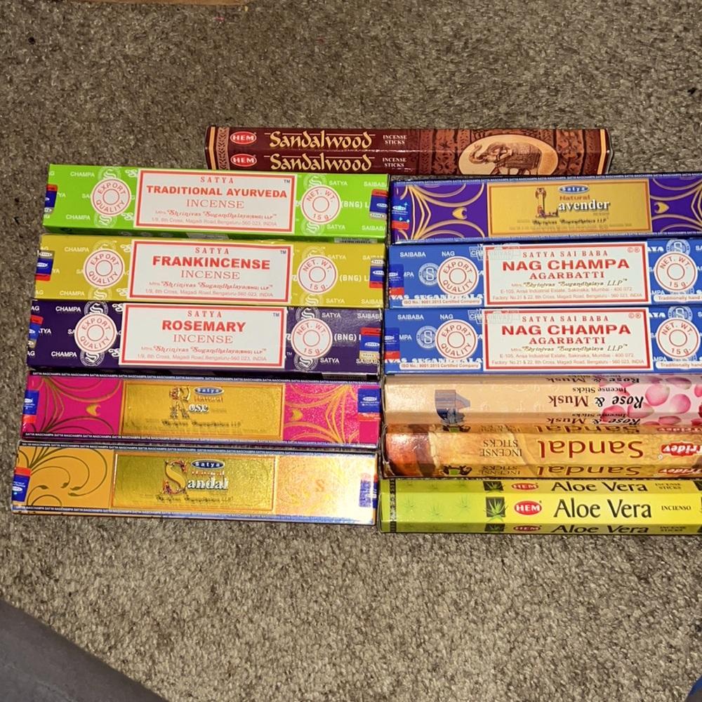 Incense sticks.  You get 3 for $10
